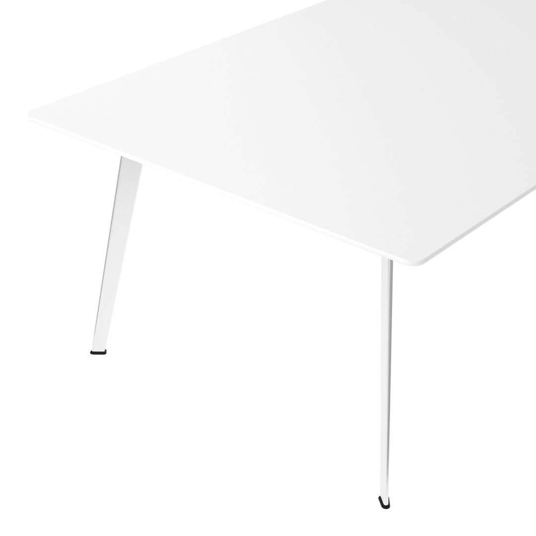 Modern Rectangular JW Dining Table - Solid Wood Kitchen Table for 6-8 People - Perfect for Family Dinners & Entertaining Guests