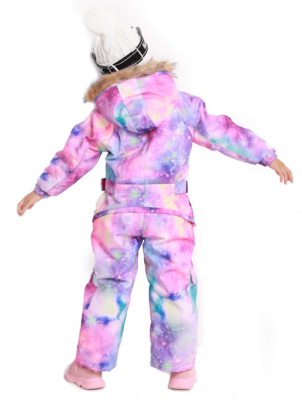 Bluemagic Kids' Waterproof Snowsuit - Winter One Piece Snowsuits for Boys & Girls, Ski Suit for Snowboarding & Outdoor Activities - Warm & Cozy Baby Jumpsuit for Cold Weather Adventures