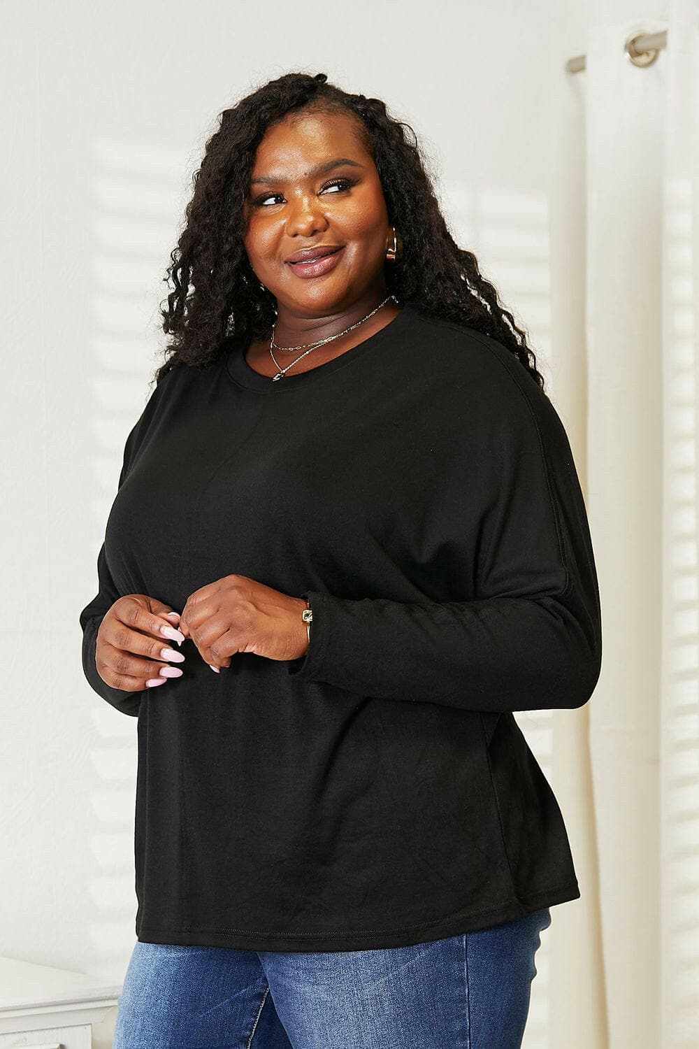Stylish Sheer Sleeve Blouse for Women - Elegant & Breathable Summer Tops - Perfect for Office Wear, Date Nights & Casual Outings