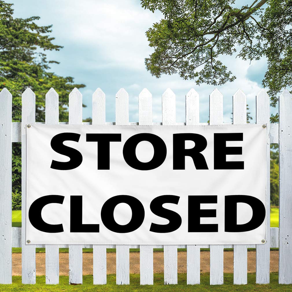 Vinyl Banner - Multiple Sizes (60x144 Inches) | Store Closing, Outdoor Advertising, Business Signs | Weatherproof & Durable with 10 Grommets | Perfect for Yard Sales, Grand Openings & Industrial Signage