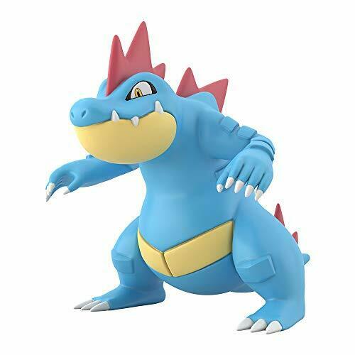 Bandai Pokemon Scale World Johto Series Feraligatr Figure - Collectible Action Figure for Pokemon Fans, Perfect for Display & Gaming Room Decor