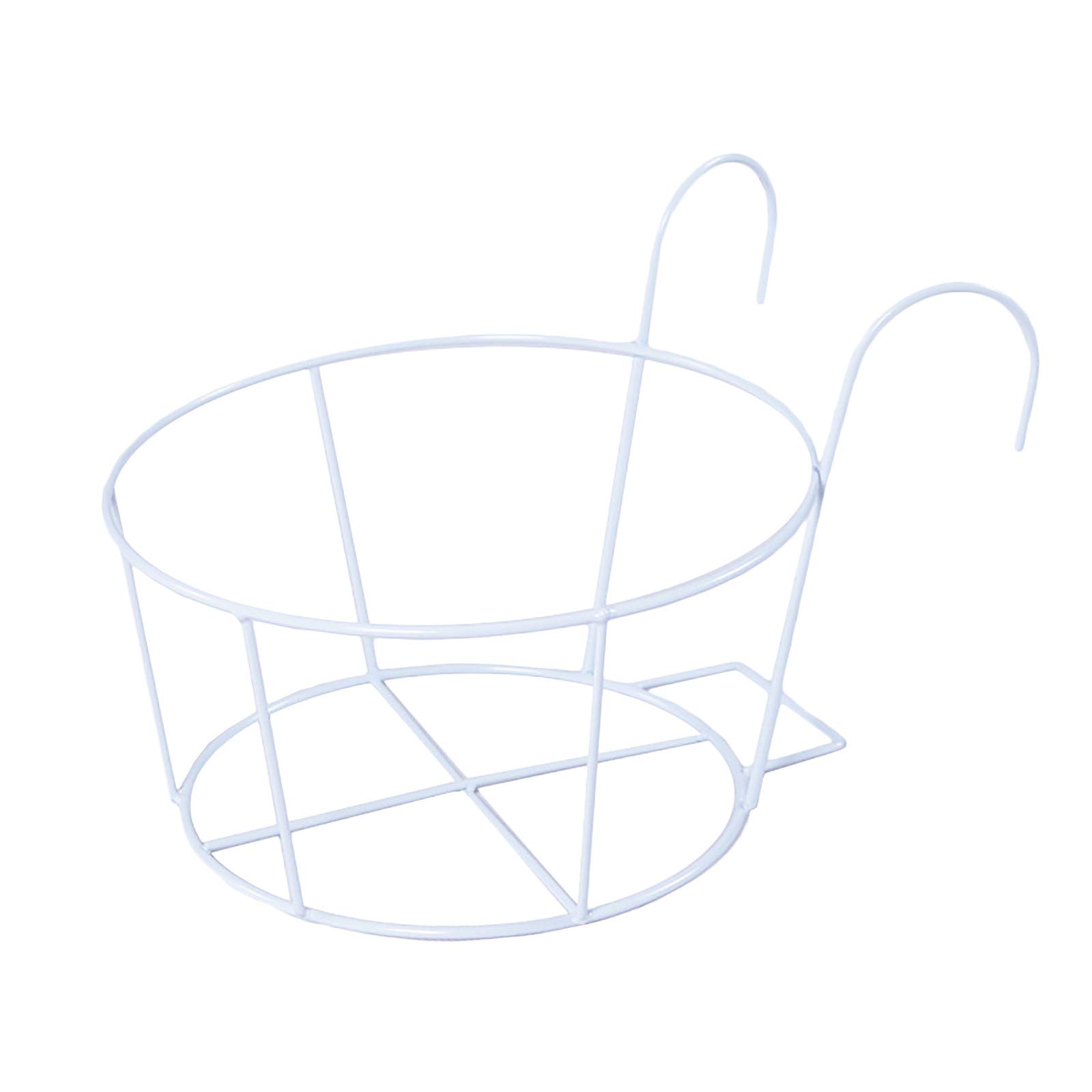 **CANAFA Hanging Railing Planters - Metal Flower Pot Holders for Indoor & Outdoor Use - Balcony, Fence, or Garden Decoration - Durable Steel Potted Stand for Plants, Herbs, and Flowers**    *(Perfect for small spaces, urban gardening, or enhancing your patio, balcony, or backyard decor!)*