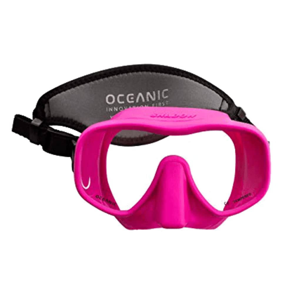 Oceanic Mini Shadow Scuba Mask - Snorkeling & Diving Gear for Adults & Kids - Perfect for Underwater Exploration, Swimming & Beach Vacations