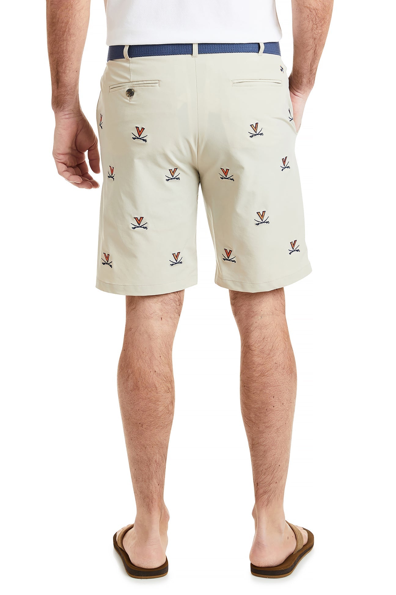 UVA Collegiate ACKformance Shorts in Khaki - Comfortable Athletic Shorts for Running, Gym & Casual Wear