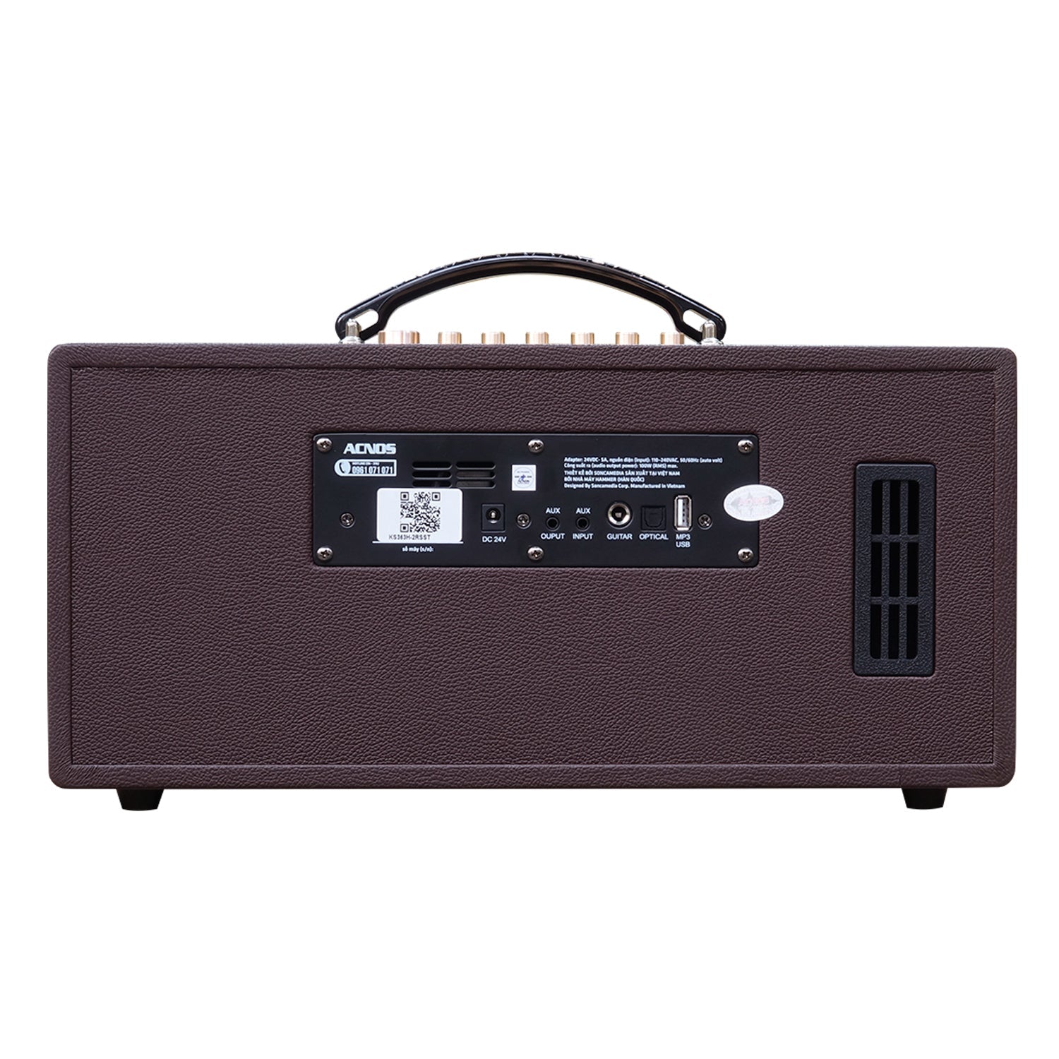 Acnos Soncamedia Kbeatbox CS 366Plus Professional Karaoke Powered Speaker System - Perfect for Home Parties, Live Performances & Outdoor Events