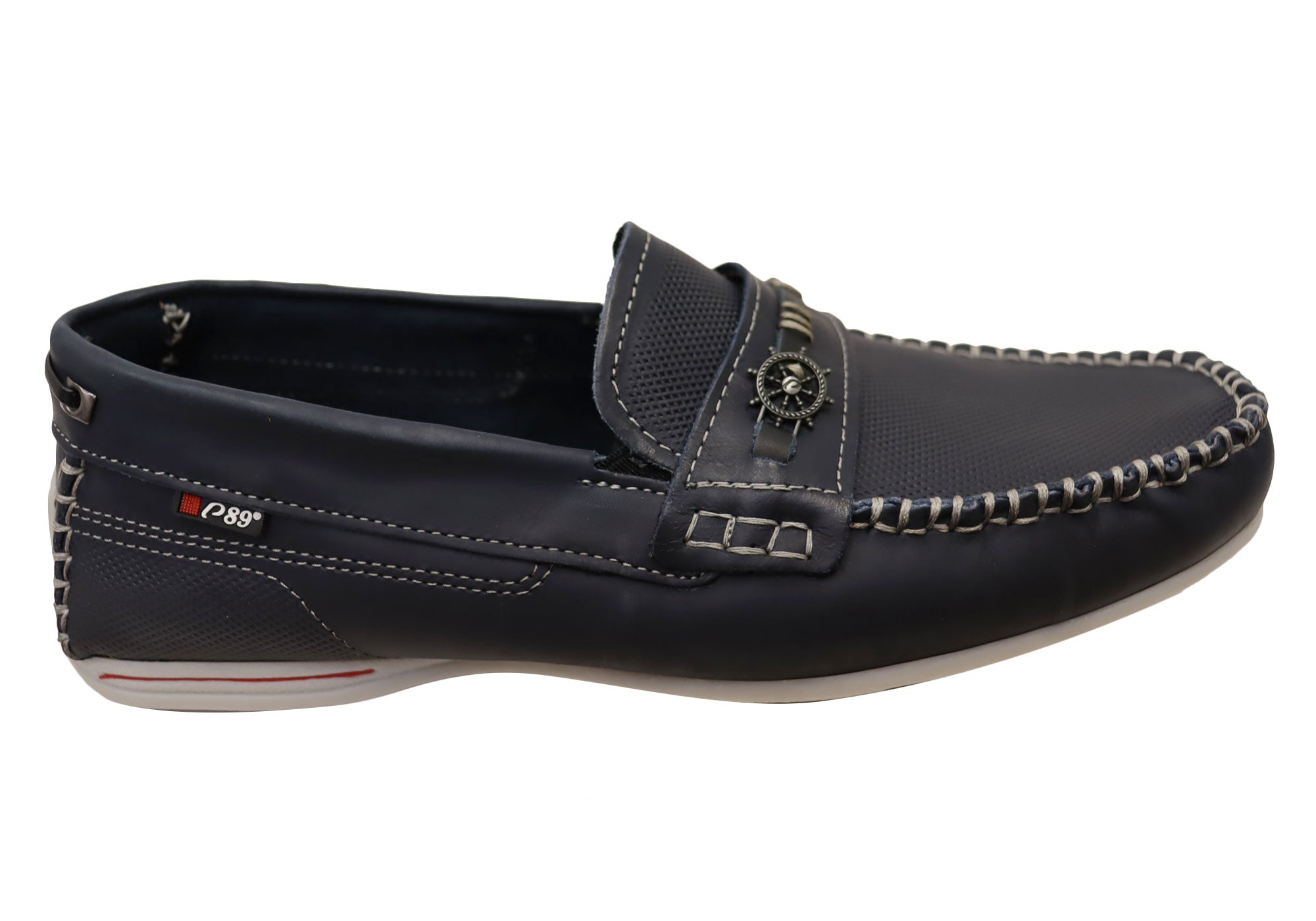 Premium Men's Leather Loafers - Handcrafted in Brazil - Comfortable Slip-On Shoes for Business Casual & Travel - Pegada Cove