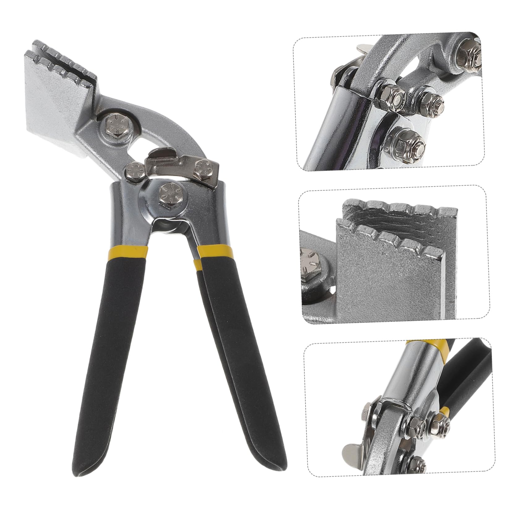 3-in-1 Manual Sheet Metal Seamer & Bender Tool - Duck Bill Pliers for Flattening, Hemming & Bending Steel Sheets - Perfect for HVAC, Automotive Repair & Metalworking Projects