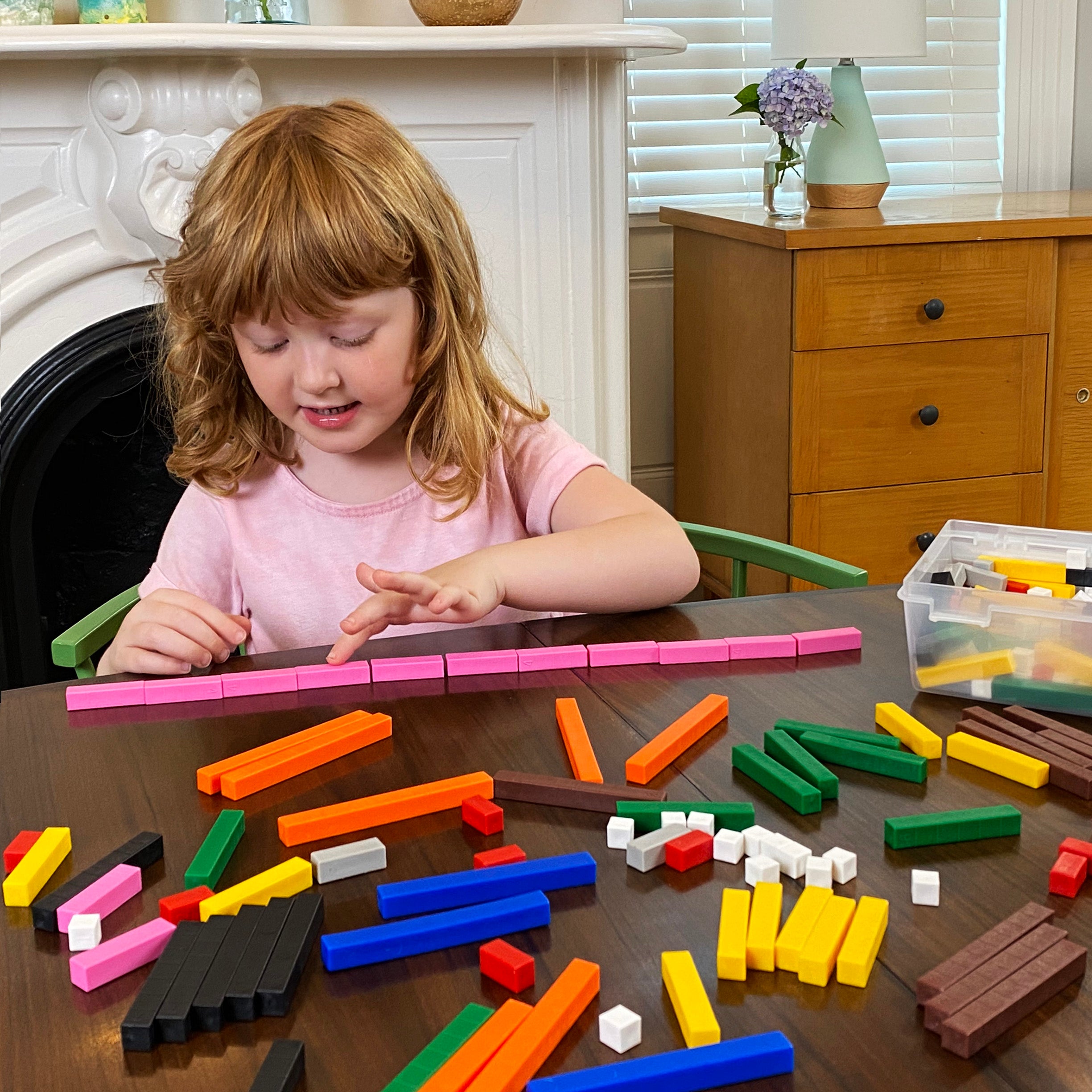 Educational Number Rods Math Kit for Kids with Activity Cards - Perfect for Homeschooling & Early Learning