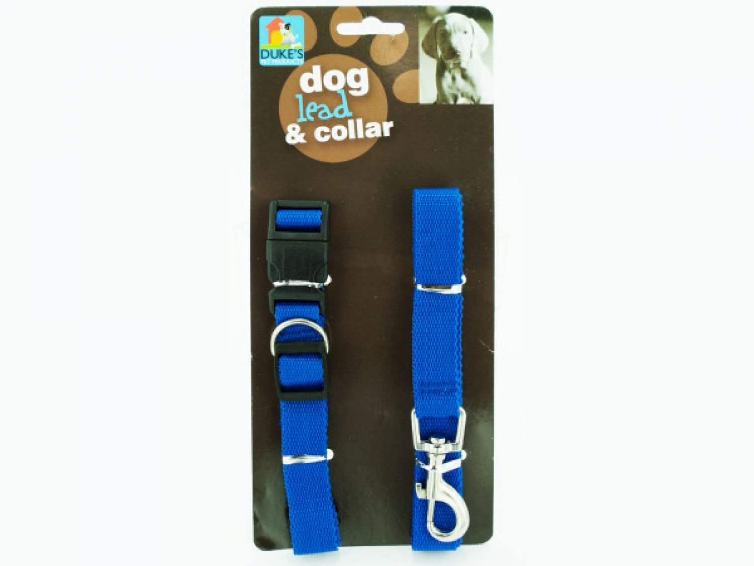 DUKES Dog Collar & Leash Set - 16-Piece Premium Pet Accessories for Small Medium Large Dogs | Durable Nylon Collars & Leads for Walking Training Safety | Perfect for Daily Walks Outdoor Adventures & Gifts
