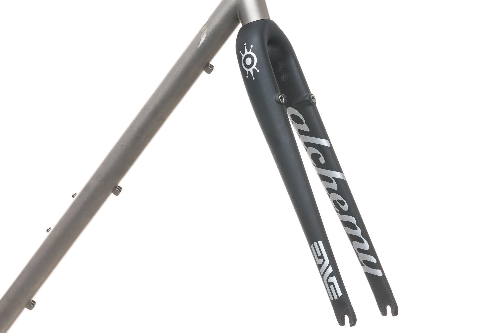Alchemy Custom Titanium 55cm Road Bike Frameset - Lightweight & Durable Cycling Frame for Road Racing & Endurance Rides