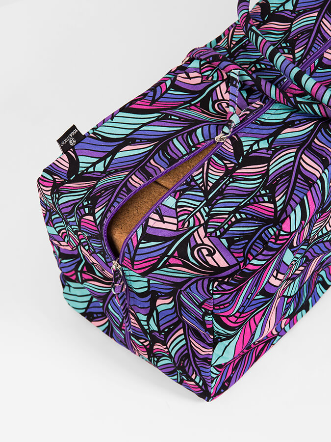 GOTS Certified Organic Cotton Yoga Bag - Eco-Friendly Yoga Equipment Storage for Studio & Travel - Perfect for Yoga Mats, Blocks, and Accessories