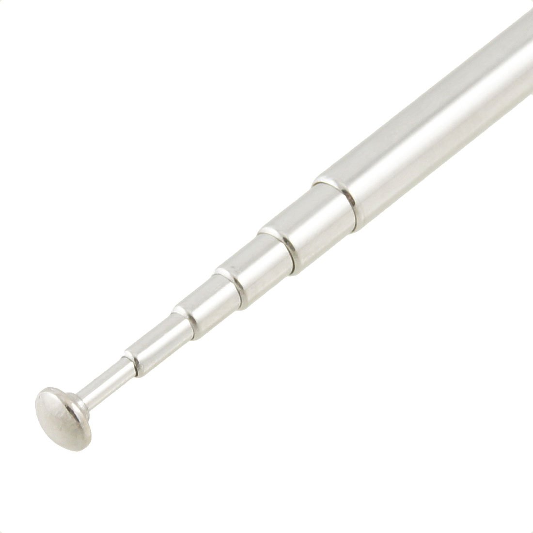 uxcell 15cm-65cm 6-Section Telescopic FM Radio Antenna - Stainless Steel Replacement Aerial for Car, Home Stereo, Portable AM Radios & TV Receivers | Indoor & Outdoor Use, Road Trips, Emergency Broadcasting