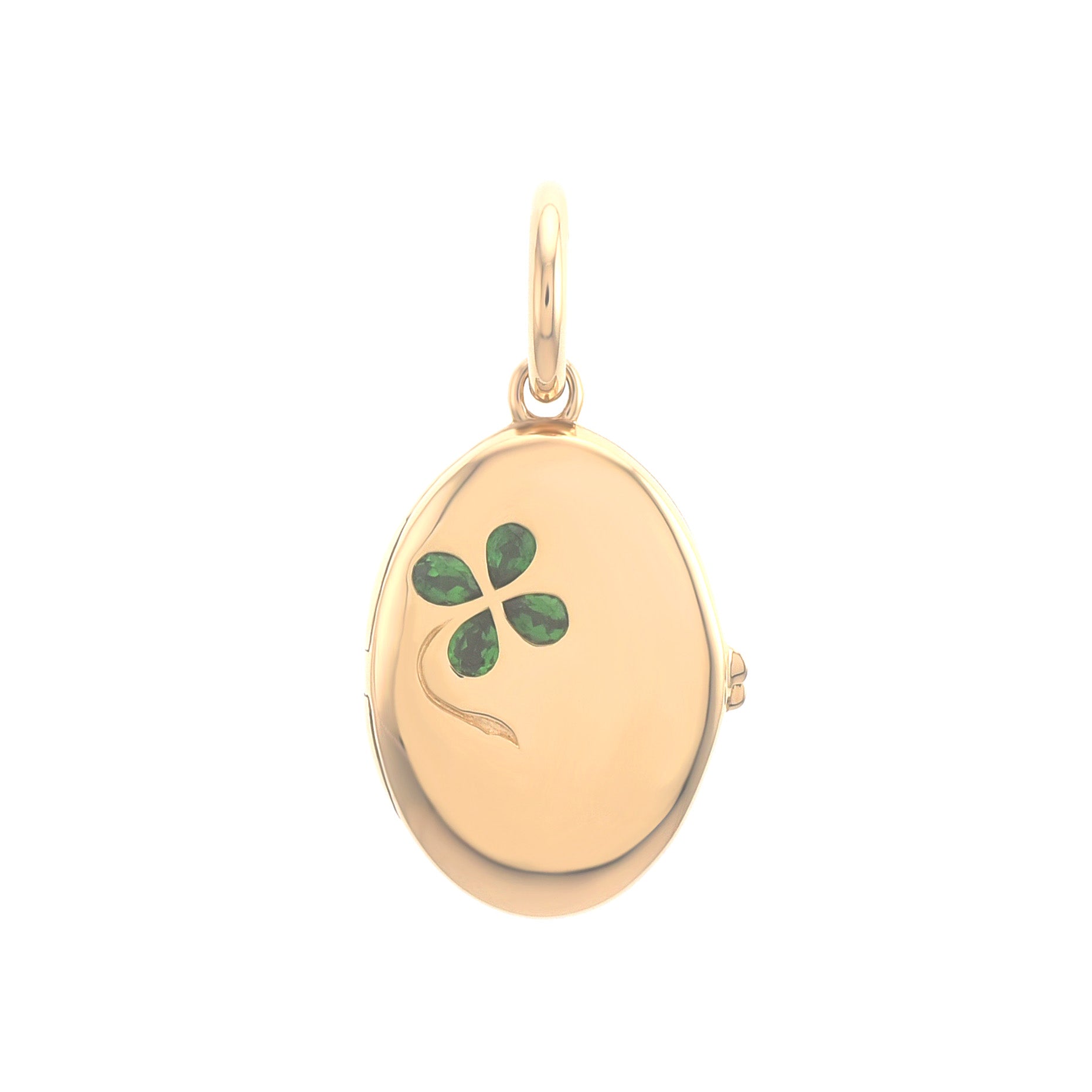 Tsavorite Green Garnet Four Leaf Clover Pendant Necklace - Elegant Jewelry Gift for Women, Birthday & Anniversary Present - Perfect for St. Patrick's Day & Good Luck Charm