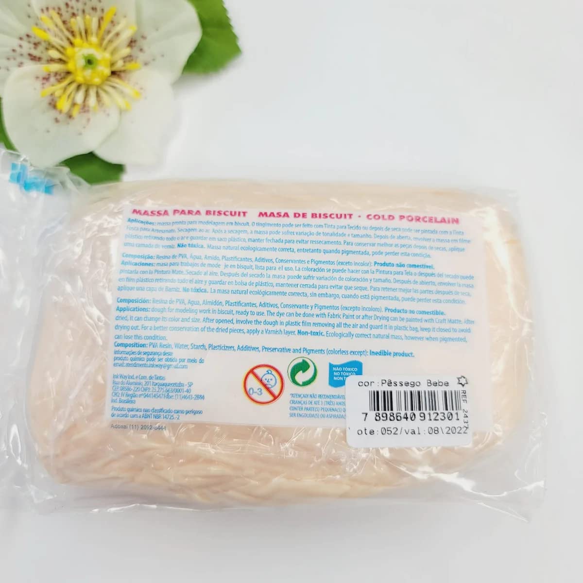 Premium Baby Peach Skin Air Dry Clay Dough - 400g/14oz Non-Toxic Modeling Clay for Kids, DIY Crafts & Home Decor - Perfect for Sculpting, Art Projects & Creative Play
