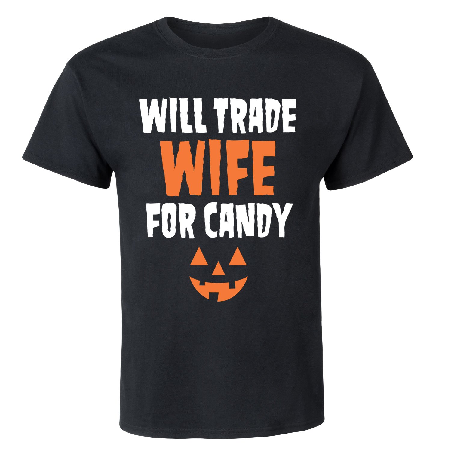 Funny Men's Short Sleeve Graphic T-Shirt - Instant Message Will Trade Wife Candy Humor Tee - Casual Summer Outfit for Beach, Party & Daily Wear