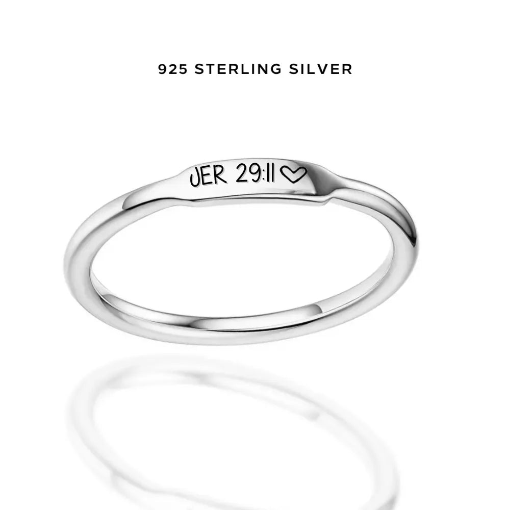 Personalized Engraved Thin Band Ring for Women - Custom Name & Date - $45.00 - Perfect for Anniversaries, Weddings & Special Occasions