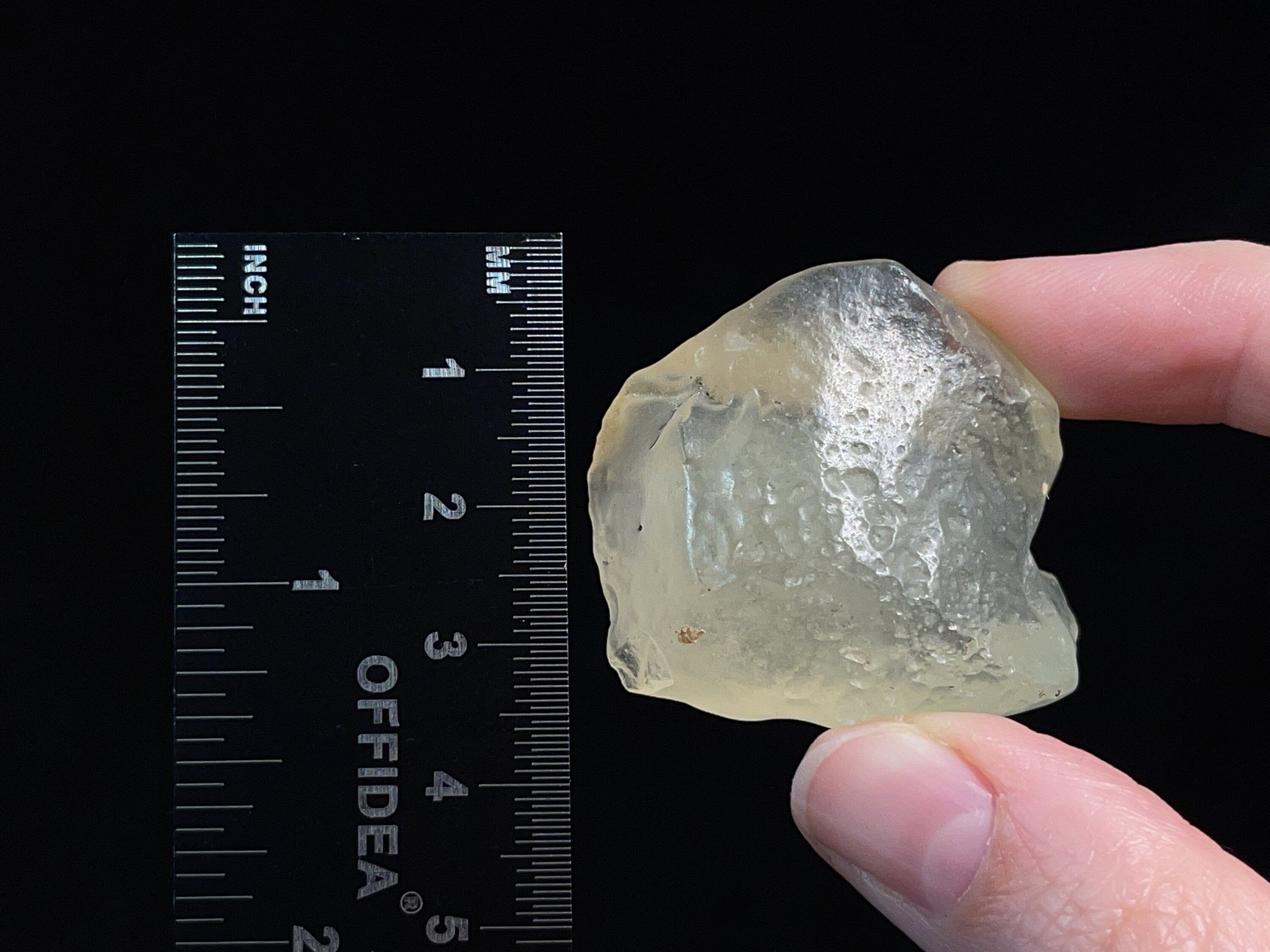 Natural Libyan Desert Glass Raw Crystal - Rare 2A Grade 24.1g - Metaphysical Healing Stones for Meditation & Energy Work - Authentic Collectible Mineral Specimen for Spiritual Healing & Chakra Balancing