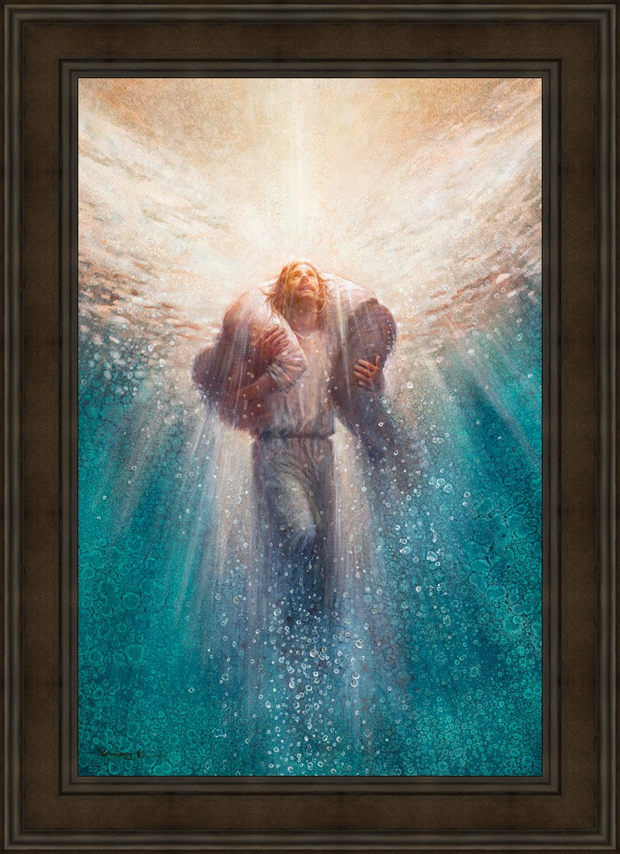 Deep Waters By Yongsung Kim - Premium Wall Art Canvas Print - Ocean Wave Painting for Home & Office Decor - Perfect for Living Room, Bedroom, and Office Spaces