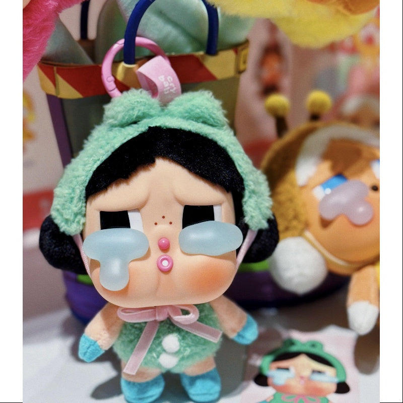Crybaby Crying Again Series Vinyl Face Plush Toy - Adorable Frog Stuffed Animal for Collectors & Gift Giving | Perfect for Home Decor, Nursery, and Emotional Comfort