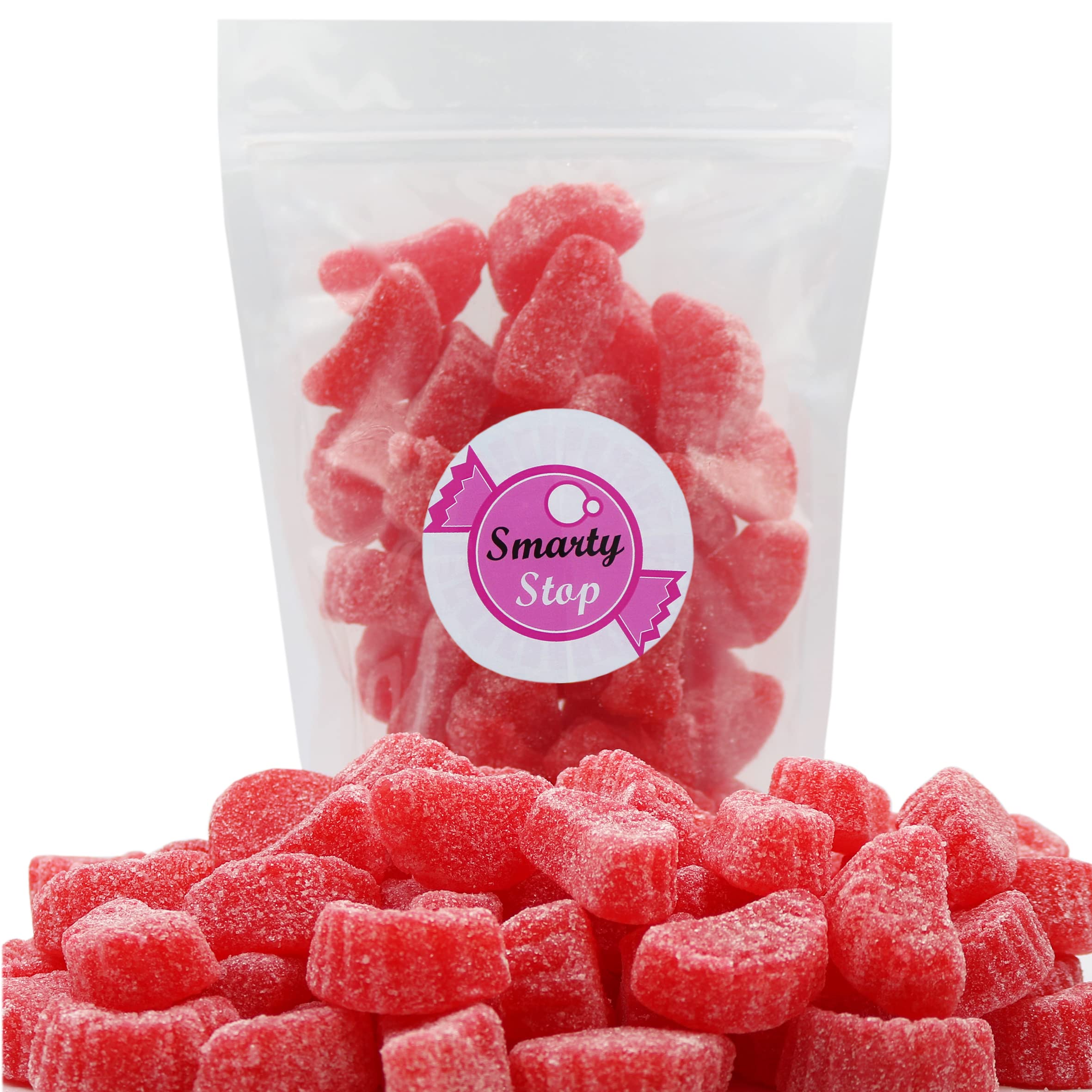 Smarty Stop Red Cherry Slice Wedges Candy - 5 Pound Bulk Bag (Pack of 1) | Sweet & Tangy Cherry Flavored Candy for Parties, Baking, and Snacking