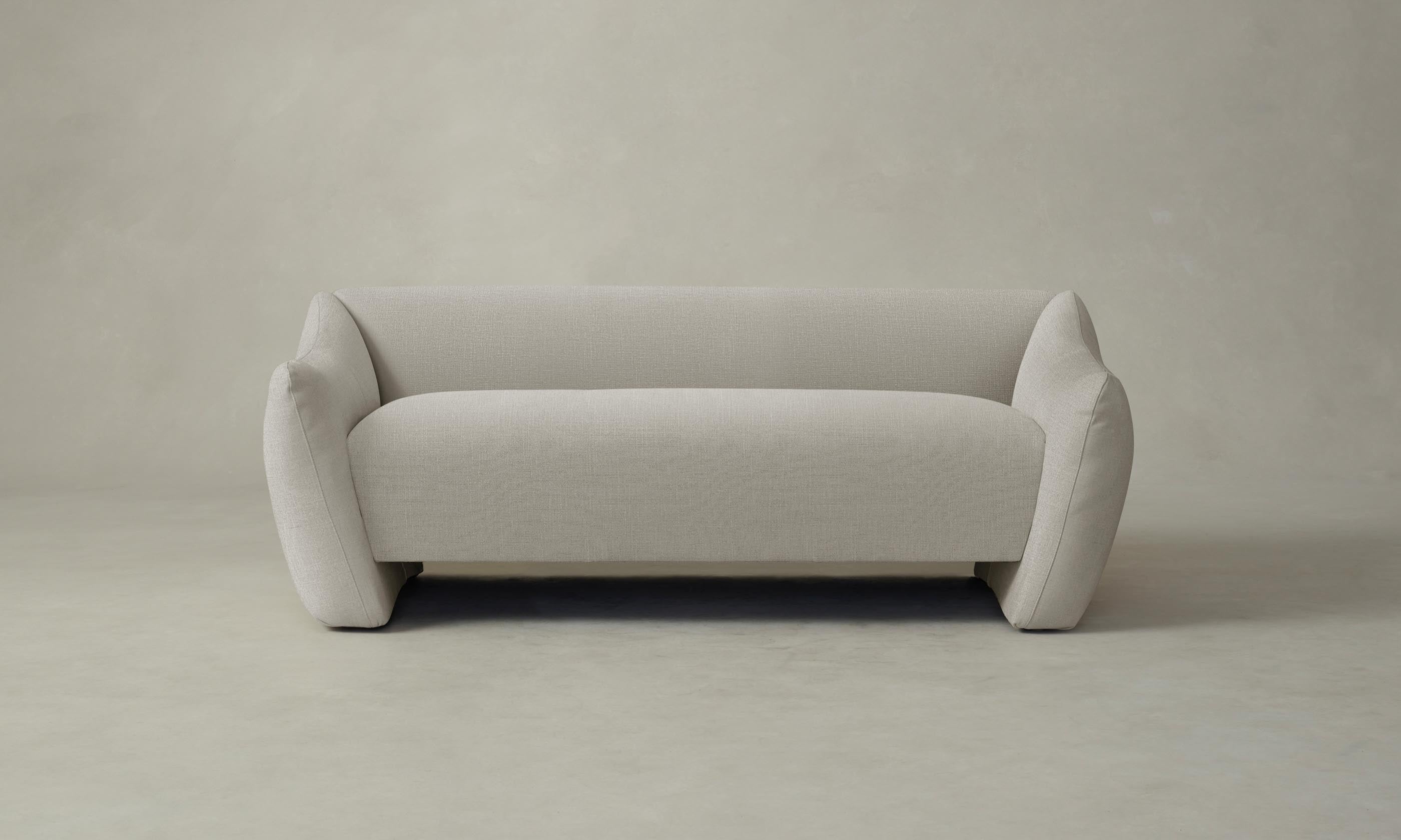 The Bond Settee - Premium Performance Linen Weave Beige Sofa | Modern Living Room Furniture for Home & Office Decor
