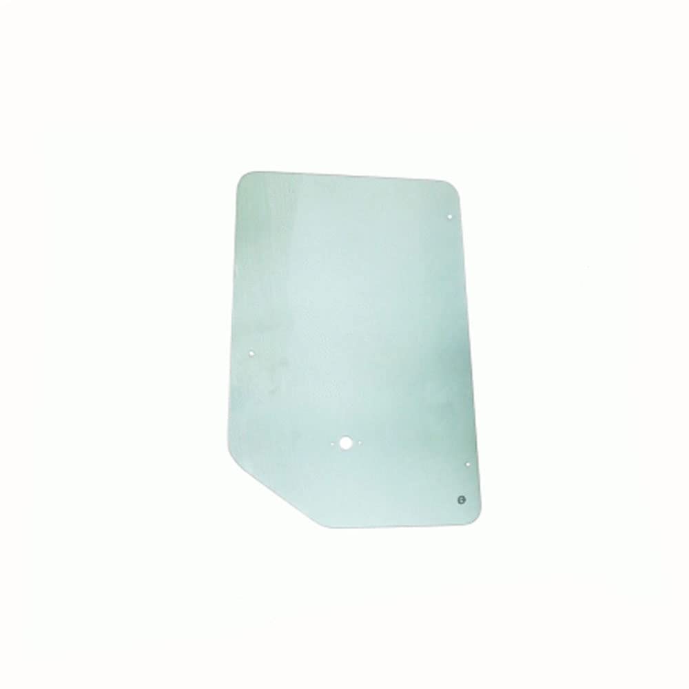 RAParts New Aftermarket Replacement Backhoe Left Hand (LH) Door Upper Glass for Caterpillar | Heavy Equipment & Construction Machinery Parts