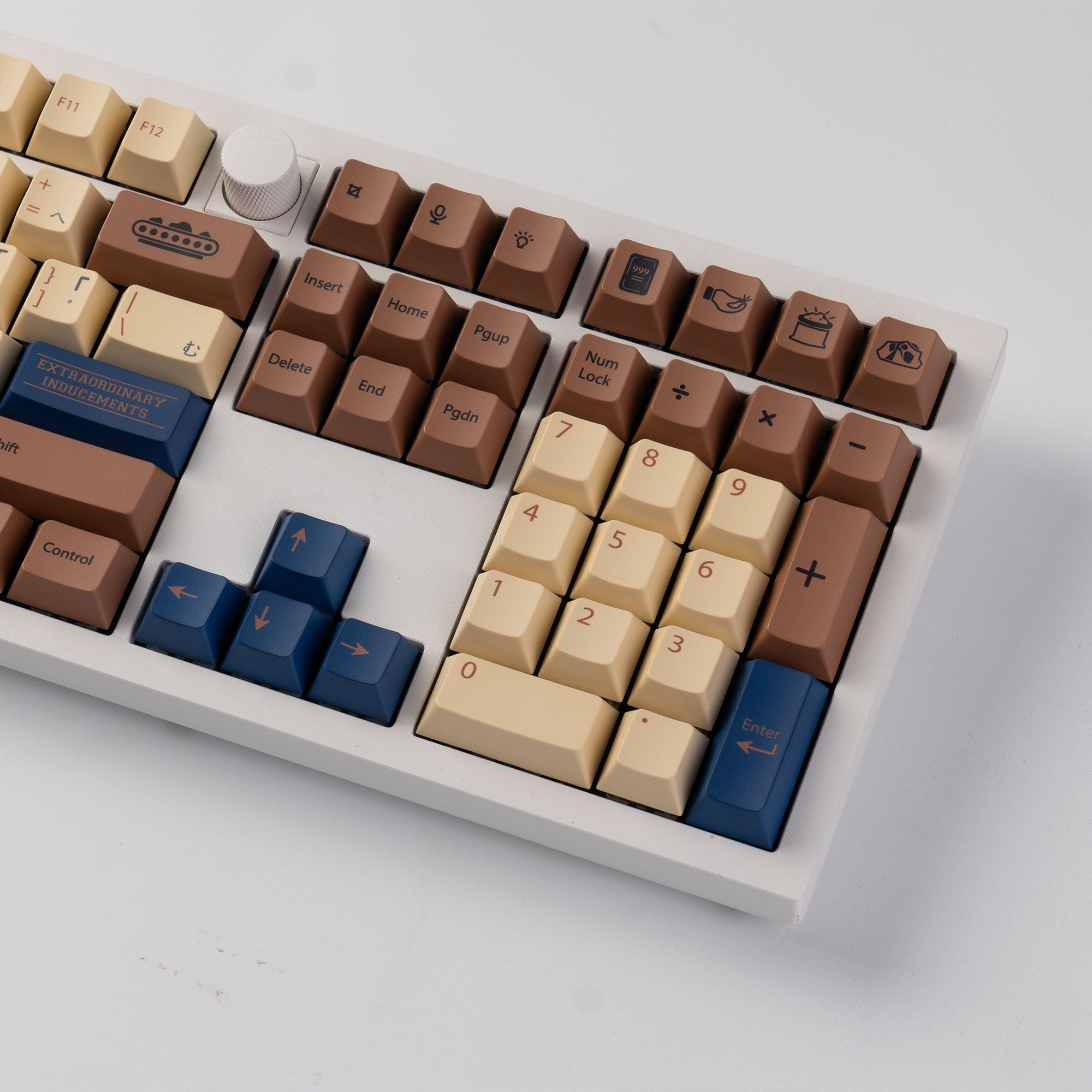 Premium Cherry Profile Dye-Sublimated PBT Full Keycap Set for Mechanical Keyboards - Perfect for Gaming, Typing & Custom Keyboard Builds