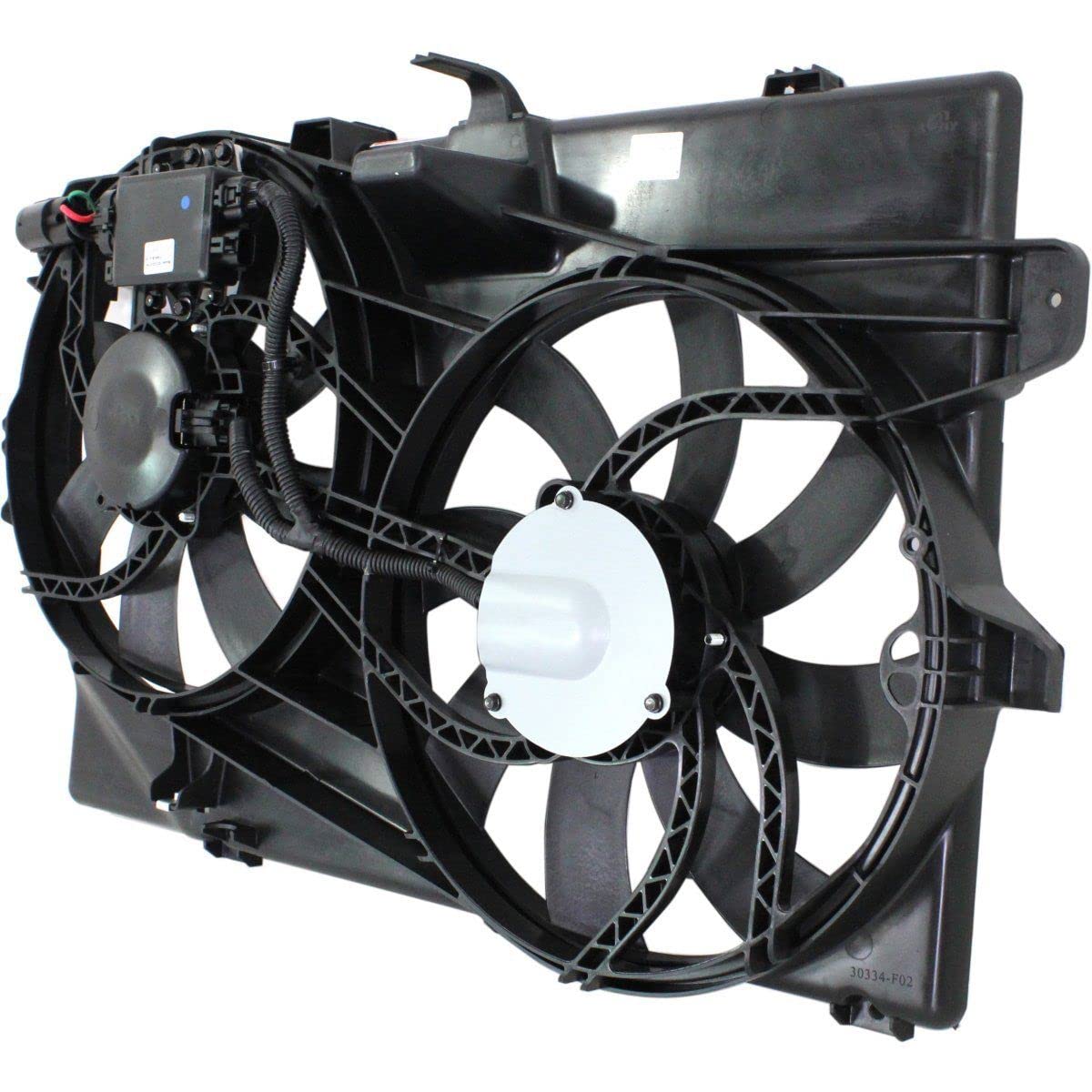 High Performance Radiator Cooling Fan with Control Module for 2007-2013 Ford Edge & Lincoln MKX - Perfect for Engine Overheating Prevention & Summer Driving