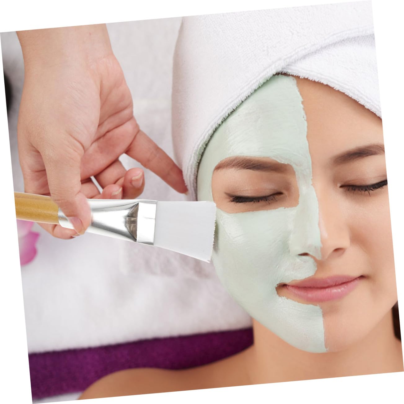 DIY Beauty Mask Bowl Set - 10 Mixing Spoons & 2 Applicator Brushes | Professional Facial Mask Mixing Tools for Home Spa & Salon Use | Perfect for Clay Masks, Charcoal Treatments & Skincare Routines