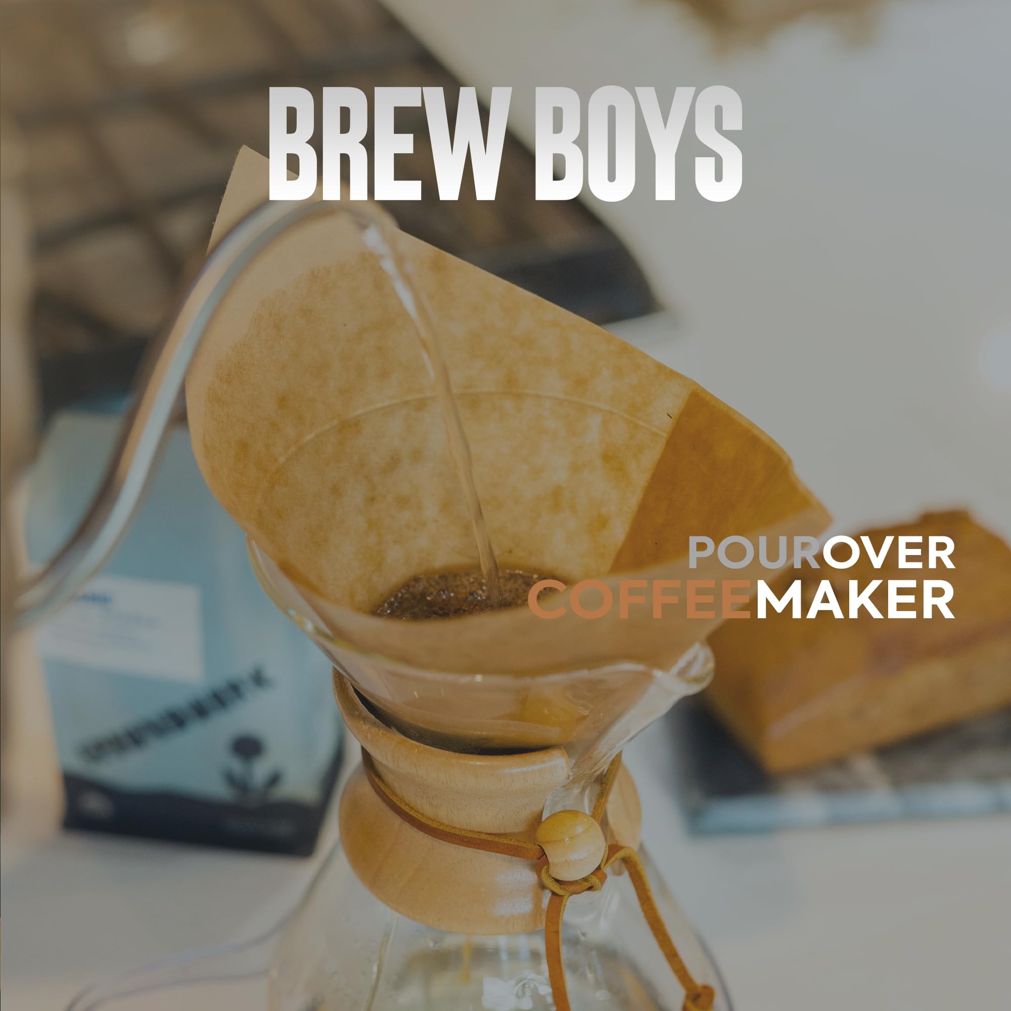 Premium Pour Over Coffee Maker - 8 Cup (34oz) Stainless Steel Filter & Heat-Resistant Glass Carafe - Includes 40 Paper Filters for Perfect Drip Coffee at Home, Office or Camping