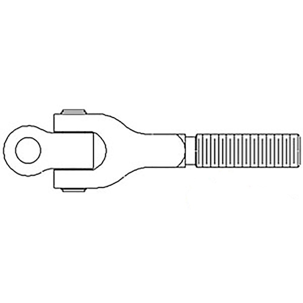 RAParts RE44561 New Center Link End Replacement for John Deere 4555 4560 4630 4640 4650 4755 4760 4840 Tractors - Heavy Duty Steering Component for Agricultural Machinery