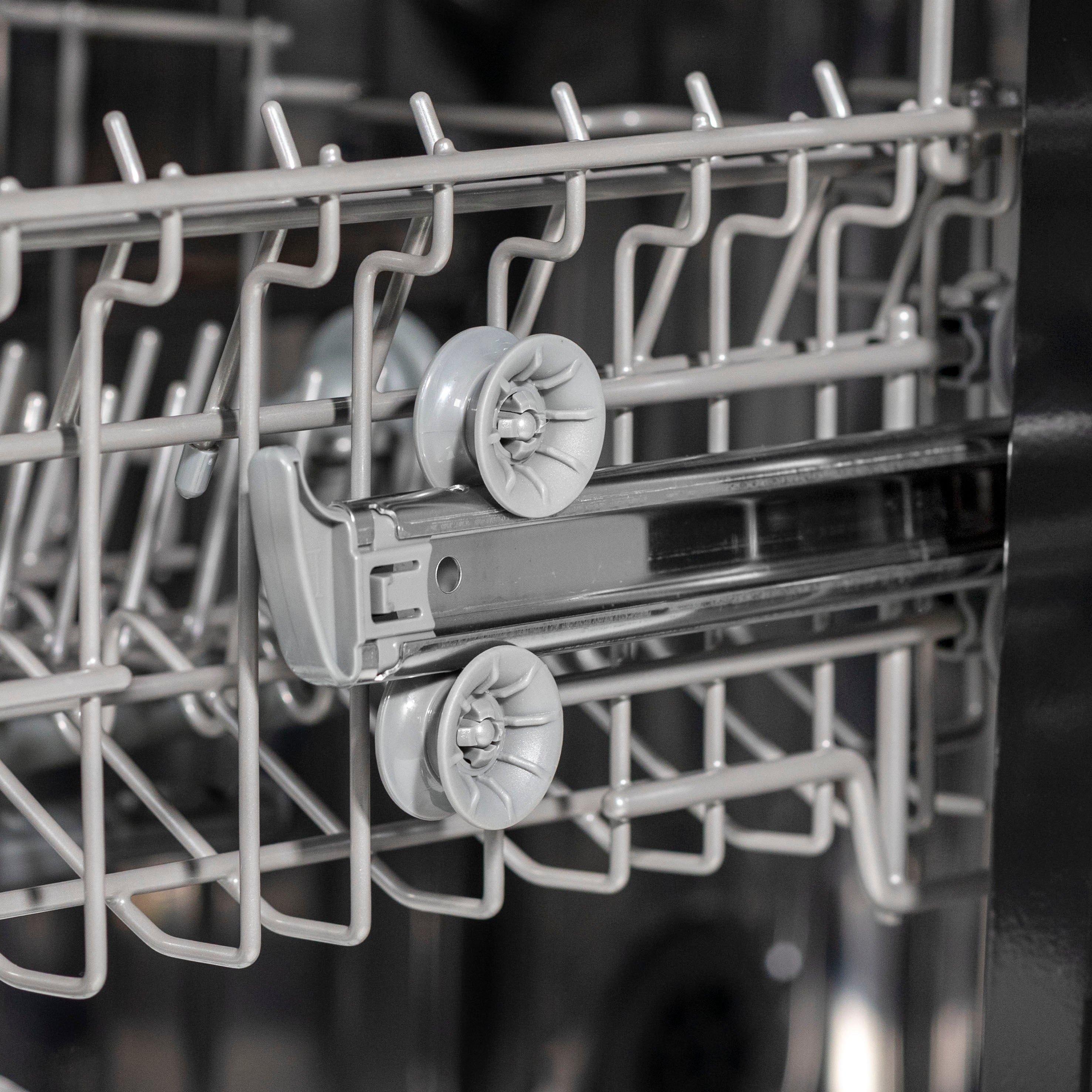 Baridi 45cm Slimline Freestanding Dishwasher - 10 Place Settings, 8 Wash Programs, Energy Efficient (Model DH267) - Perfect for Small Kitchens, Apartments & RVs