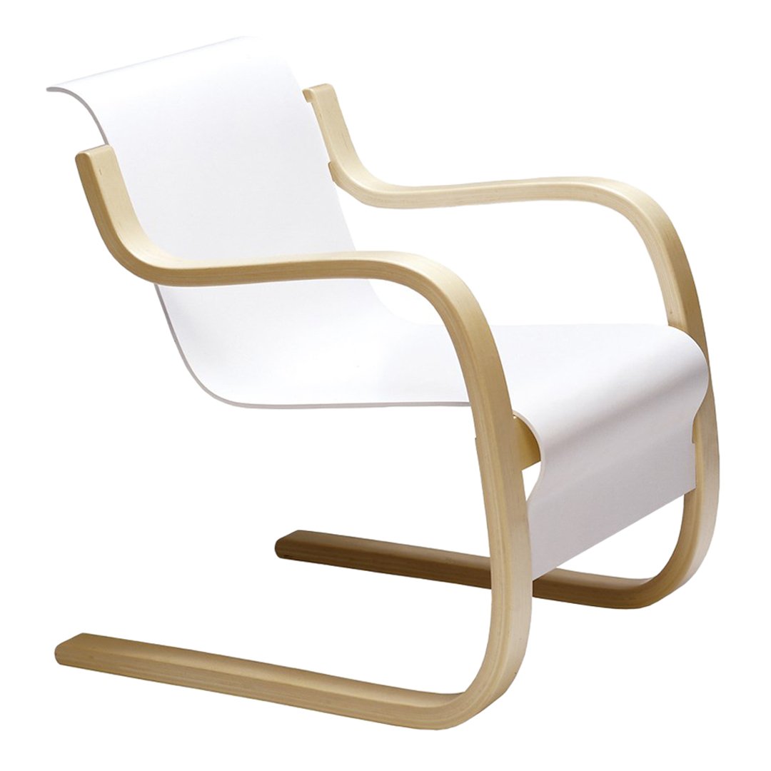Artek 42 Armchair - Modern Scandinavian Lounge Chair for Living Room, Office & Reading Nook - High-Quality Wooden Frame & Comfortable Upholstery
