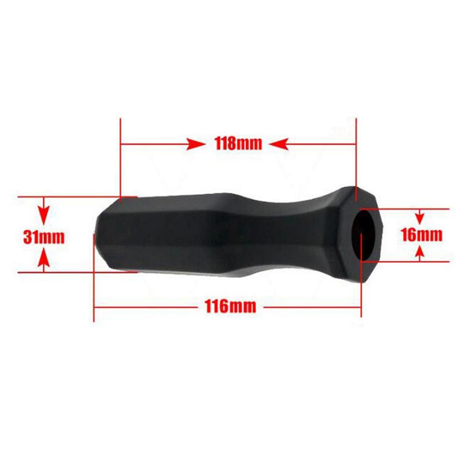8X Premium Wooden Foosball Table Handles - Replacement Soccer Table Grip Accessories for Kids & Adults - Perfect for Indoor Game Rooms, Bars, and Family Entertainment (Black)