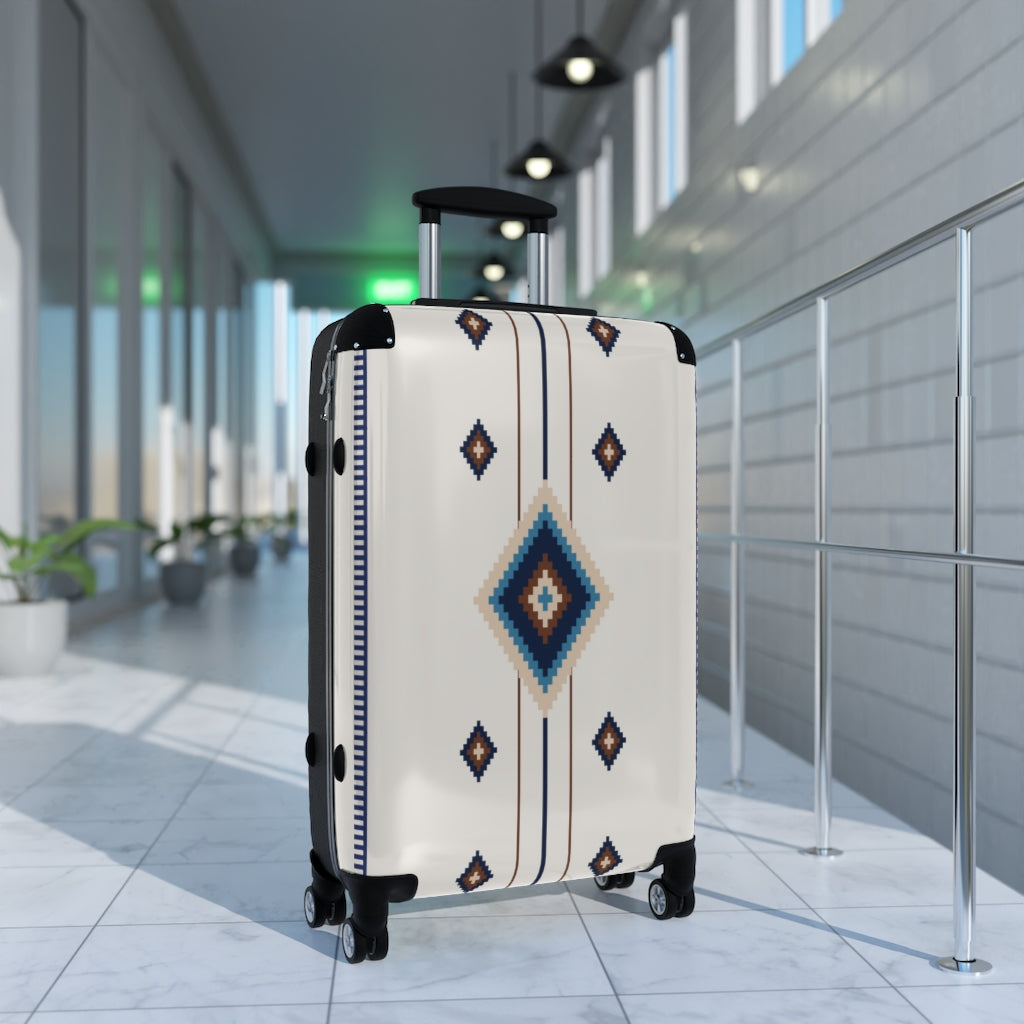 Storm Clouds Southwestern Hardshell Carry-On Cabin Suitcase - Lightweight Durable Luggage for Air Travel & Weekend Getaways