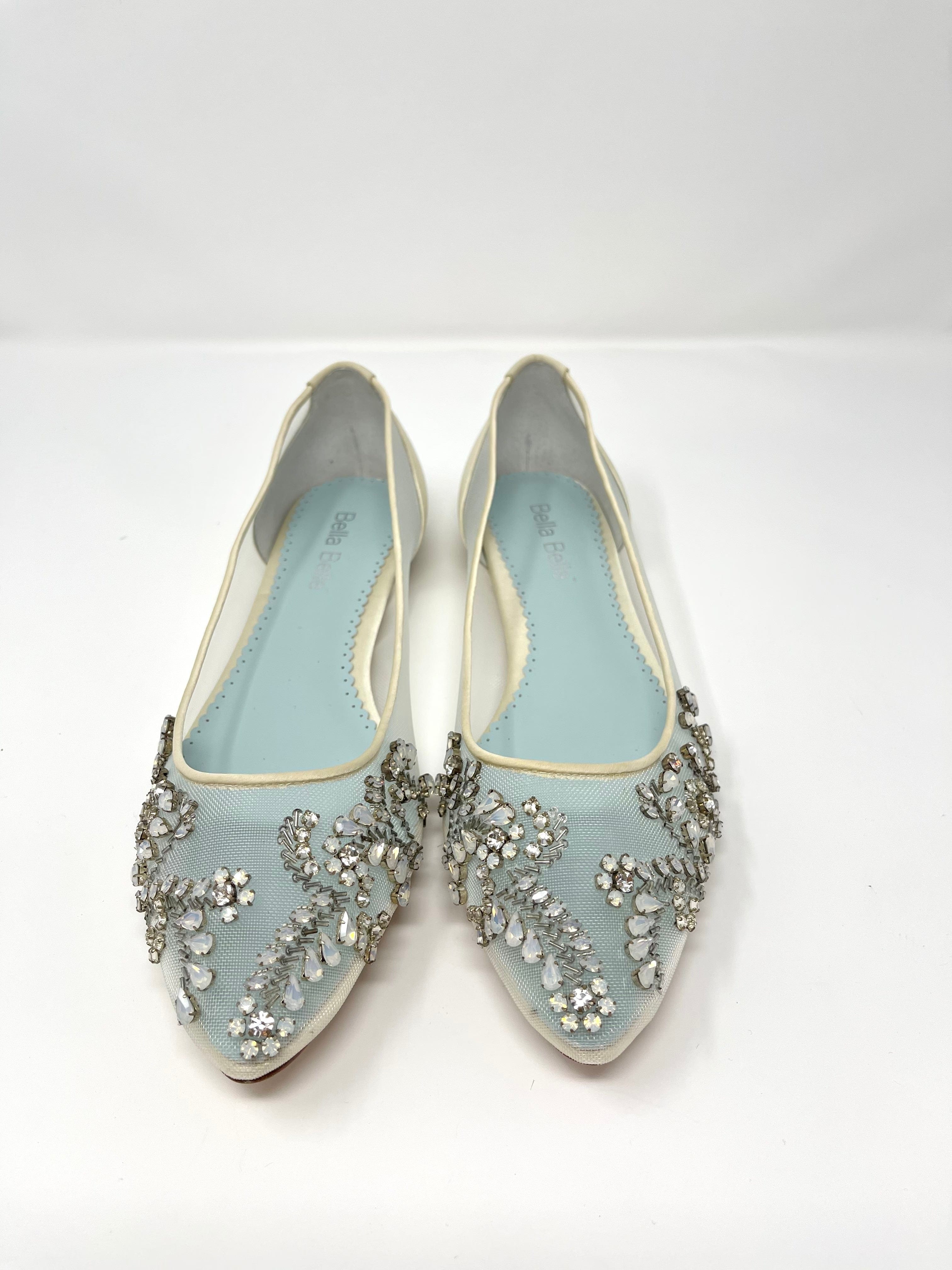 Bella Belle Willow Women's Wedding Shoes Size 8.5 - Elegant Bridal Heels for Weddings, Prom & Special Occasions