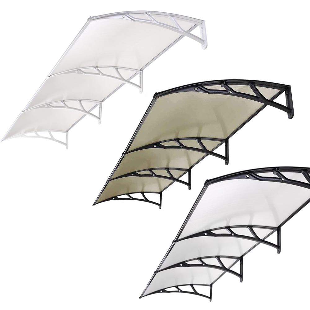 10ft Waterproof Polyester Awning Canopy for Window & Door - UV Protection, Outdoor Shade Solution for Patio, Deck, and Storefront