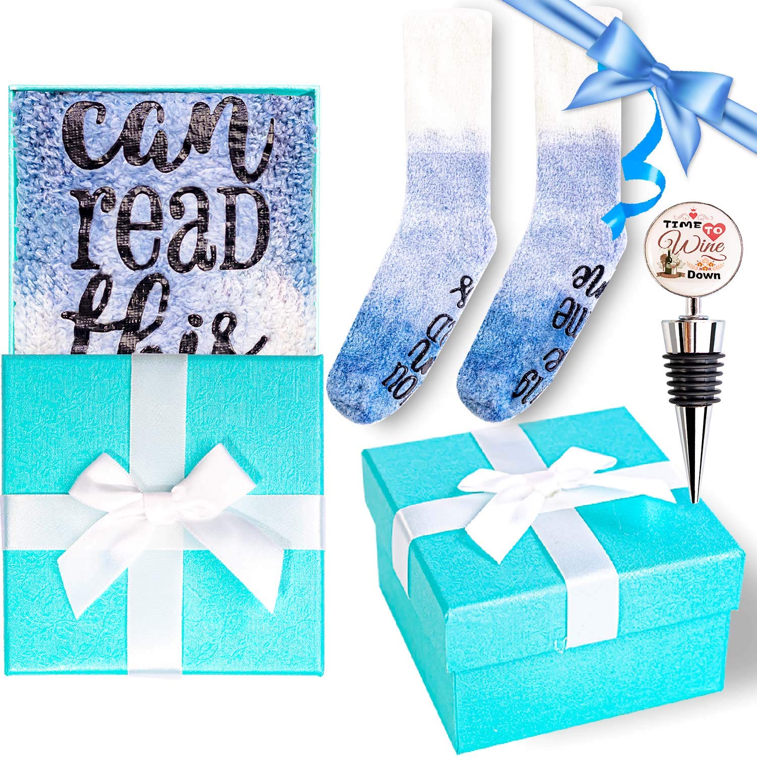 Funny Wine Socks Gift Set - Perfect Birthday Gifts for Women, Grandma & Mom | Christmas Presents & Wine Accessories | Great for Parties, Holidays & Wine Lovers