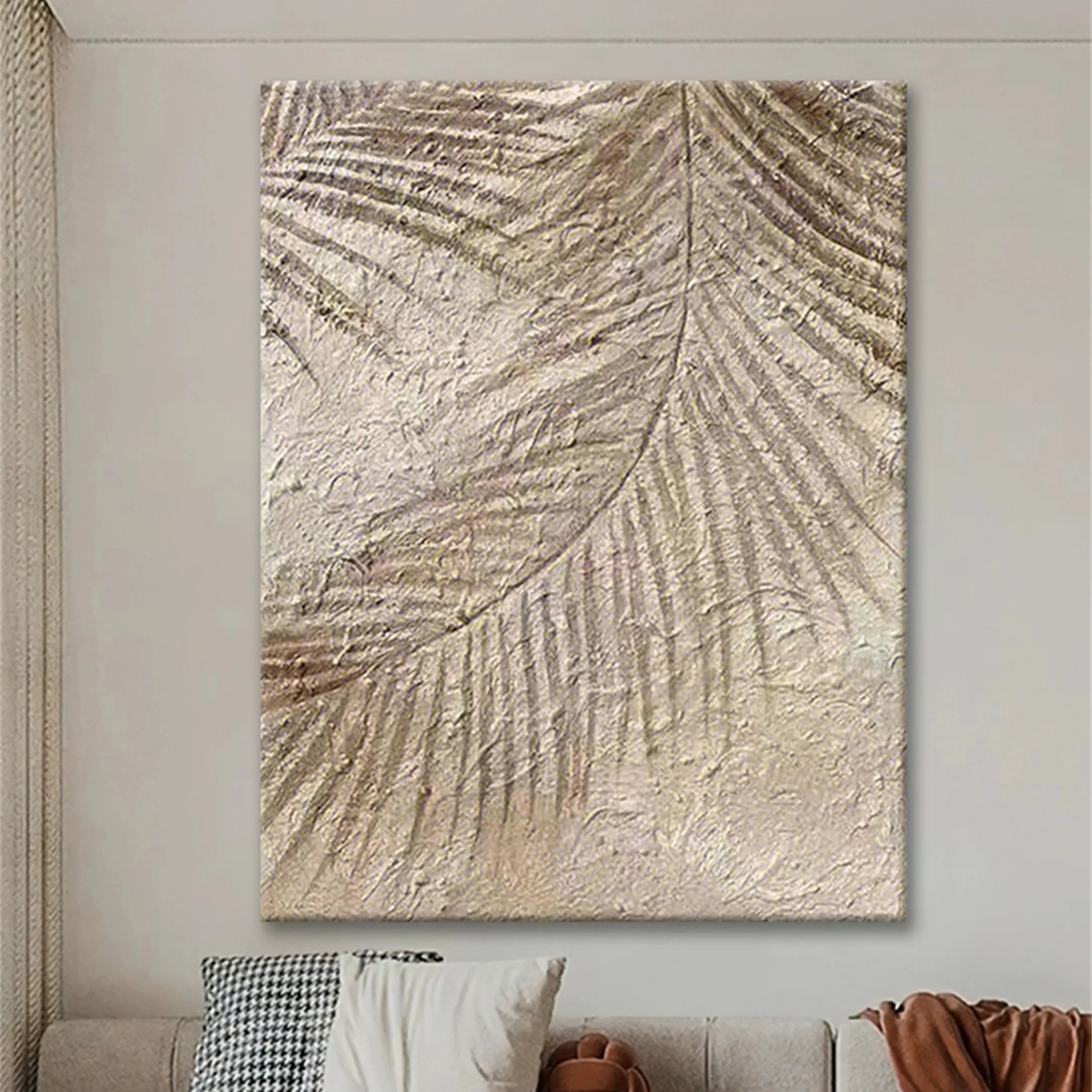 Flower and Tree Painting #FT 084 - Handmade Canvas Wall Art for Home & Office Decor - Perfect for Living Room, Bedroom, and Office Spaces