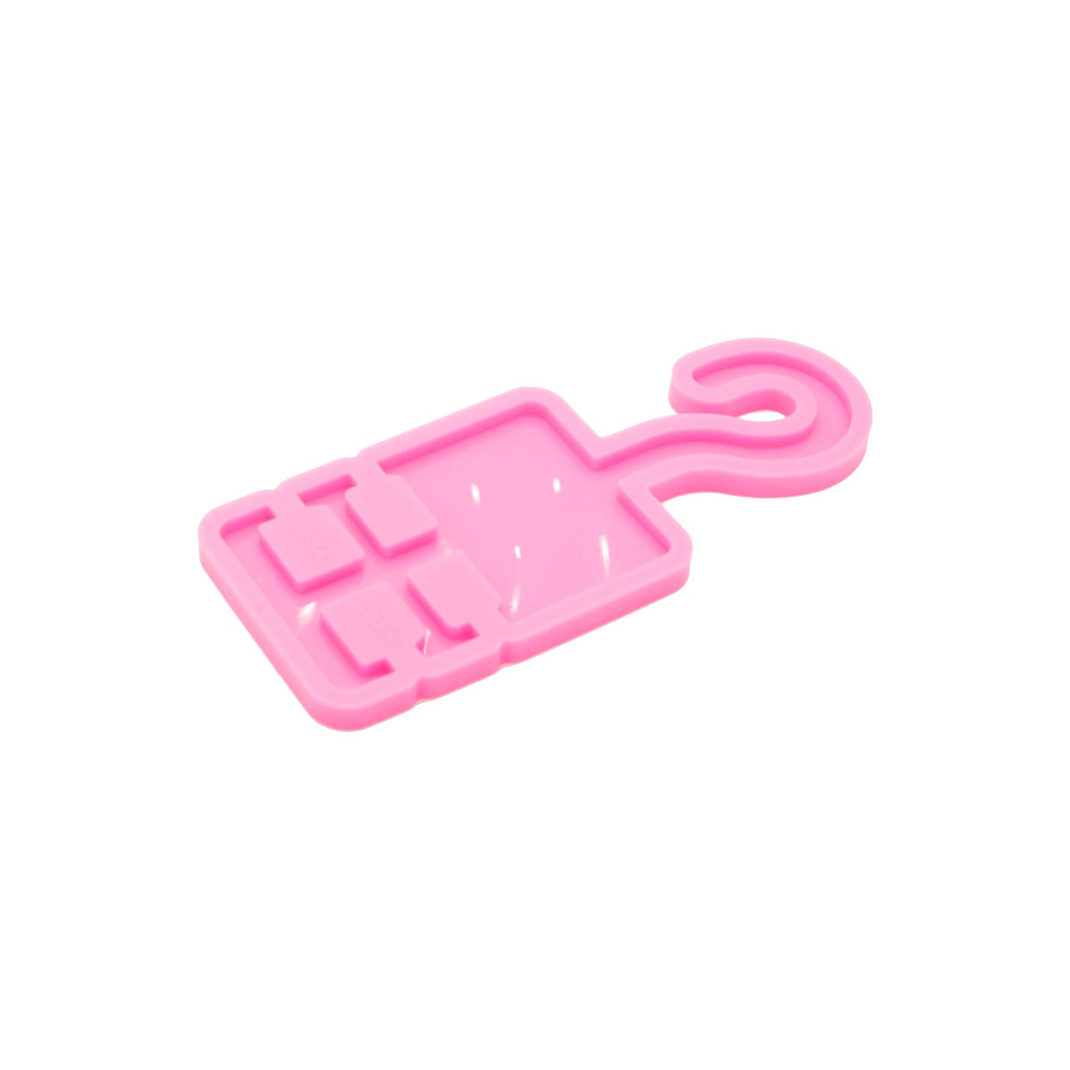 Shiny Glossy DIY Car Hanger Silicone Resin Mold - Epoxy Jewelry Making Kit for Pendants, Keychains & Crafts - Perfect for DIY Gifts, Home Decor & Car Accessories