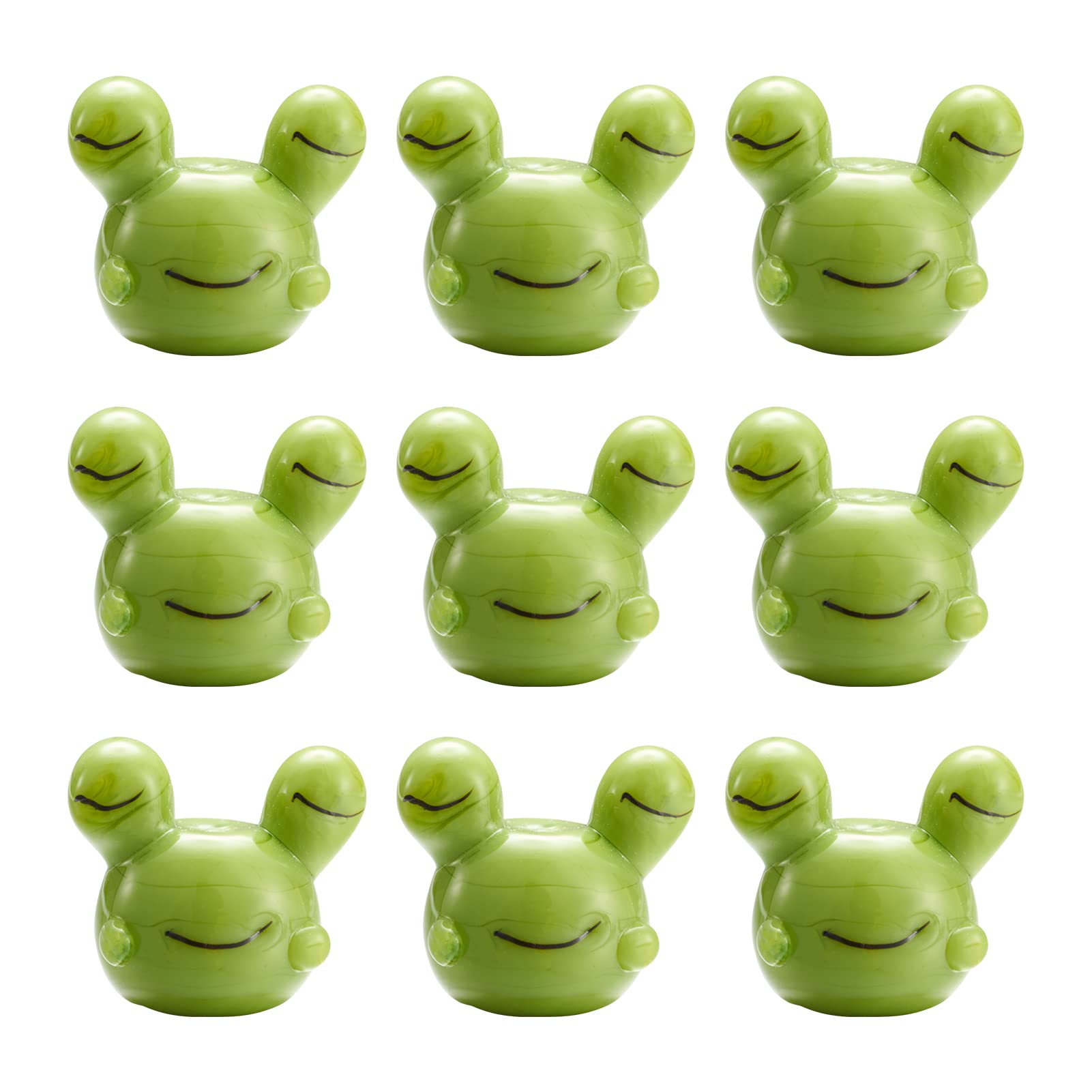 FASHEWELRY 35Pcs Frog Lampwork Glass Beads - Cartoon Animal Spacer Beads for DIY Bracelet & Necklace Jewelry Making - Perfect for Kids Crafts, Party Favors, and Handmade Gift Accessories