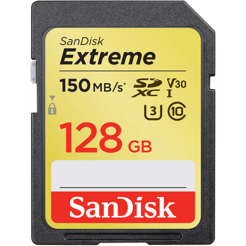High-Speed Extreme SD Card - 64GB/128GB/256GB, V30, U3, C10, UHS-I, 150MB/s Read & 70MB/s Write - Perfect for 4K Video, DSLR Cameras, and Action Cameras
