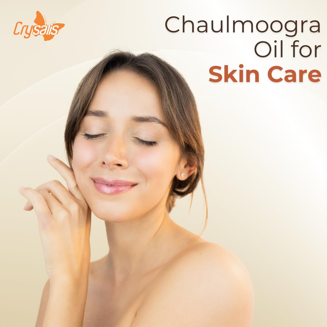 Pure Hydnocarpus Wightianus (Chaulmoogra) Oil - 100% Natural Cold-Pressed - 33.8 Fl Oz (1000ml) - For Skin Care, Hair Growth & Ayurvedic Remedies - Perfect for DIY Beauty Products, Massage & Aromatherapy