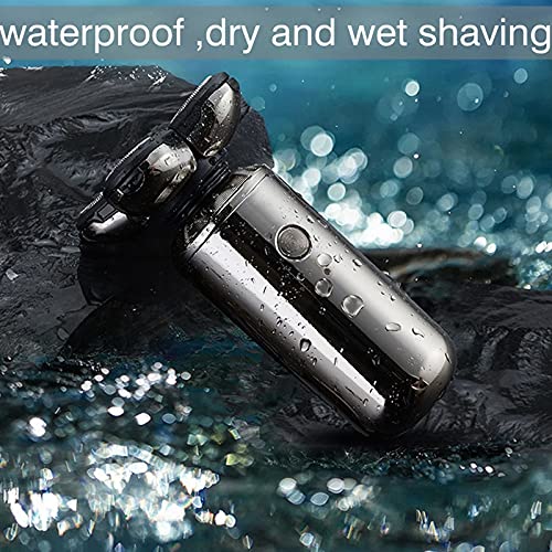 5-in-1 Rechargeable Electric Razor for Men with Digital Display - Wet/Dry Beard Trimmer, Bald Shaver & Body Groomer - Perfect for Travel, Home & Gym Use