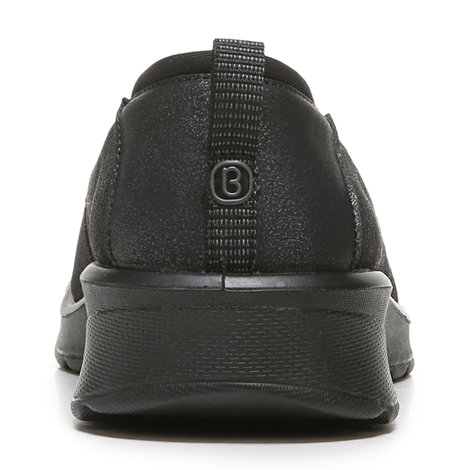 BZees Women's Gracie Slip-On Comfortable Walking Shoes - Black Size 5 M - Perfect for Casual Wear, Travel & Everyday Comfort