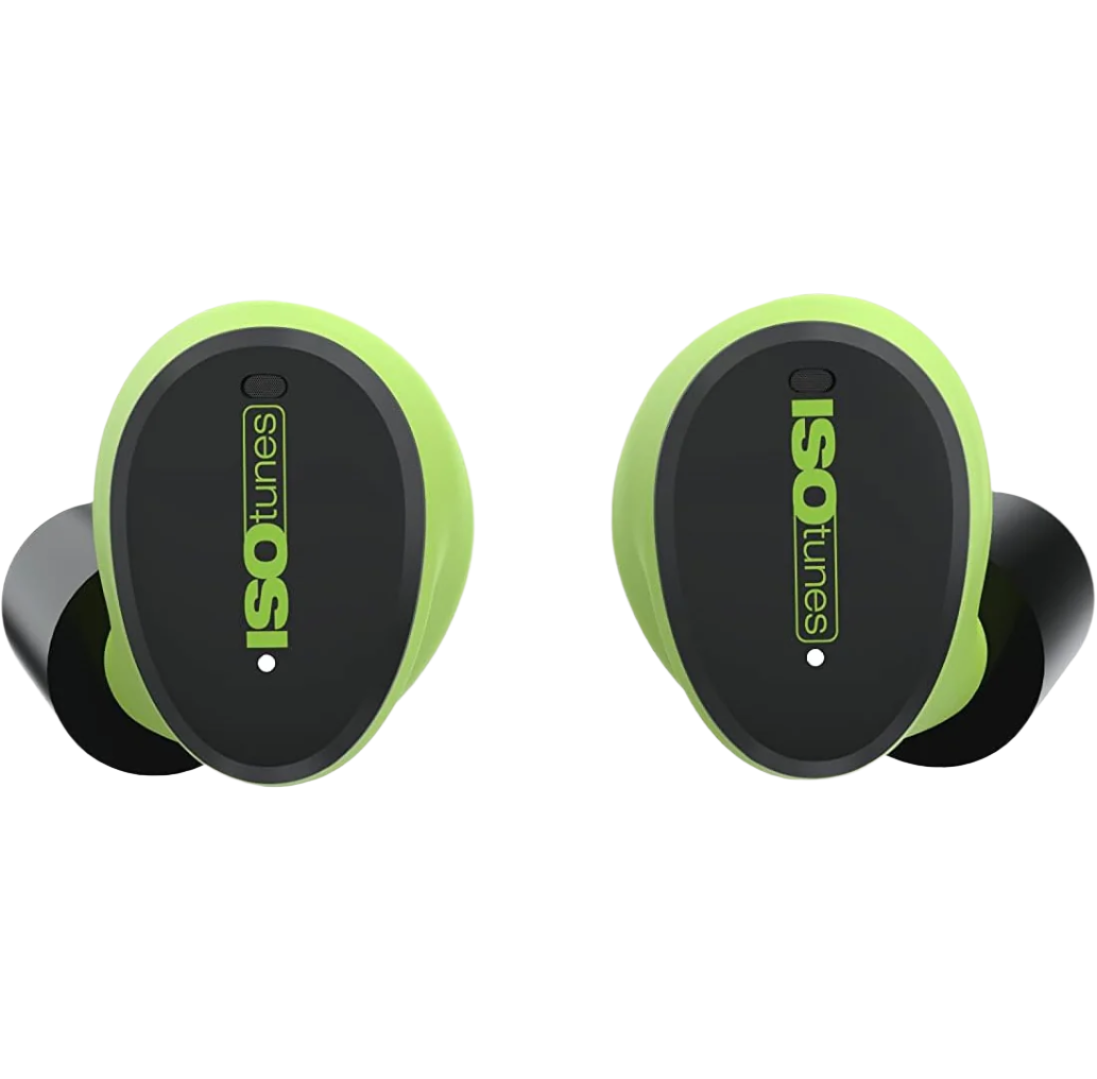 ISOtunes Free Aware True Wireless Bluetooth Earbuds with Hearing Protection & Audio Passthrough Technology - Noise Cancelling Earphones for Construction, Shooting & Outdoor Activities