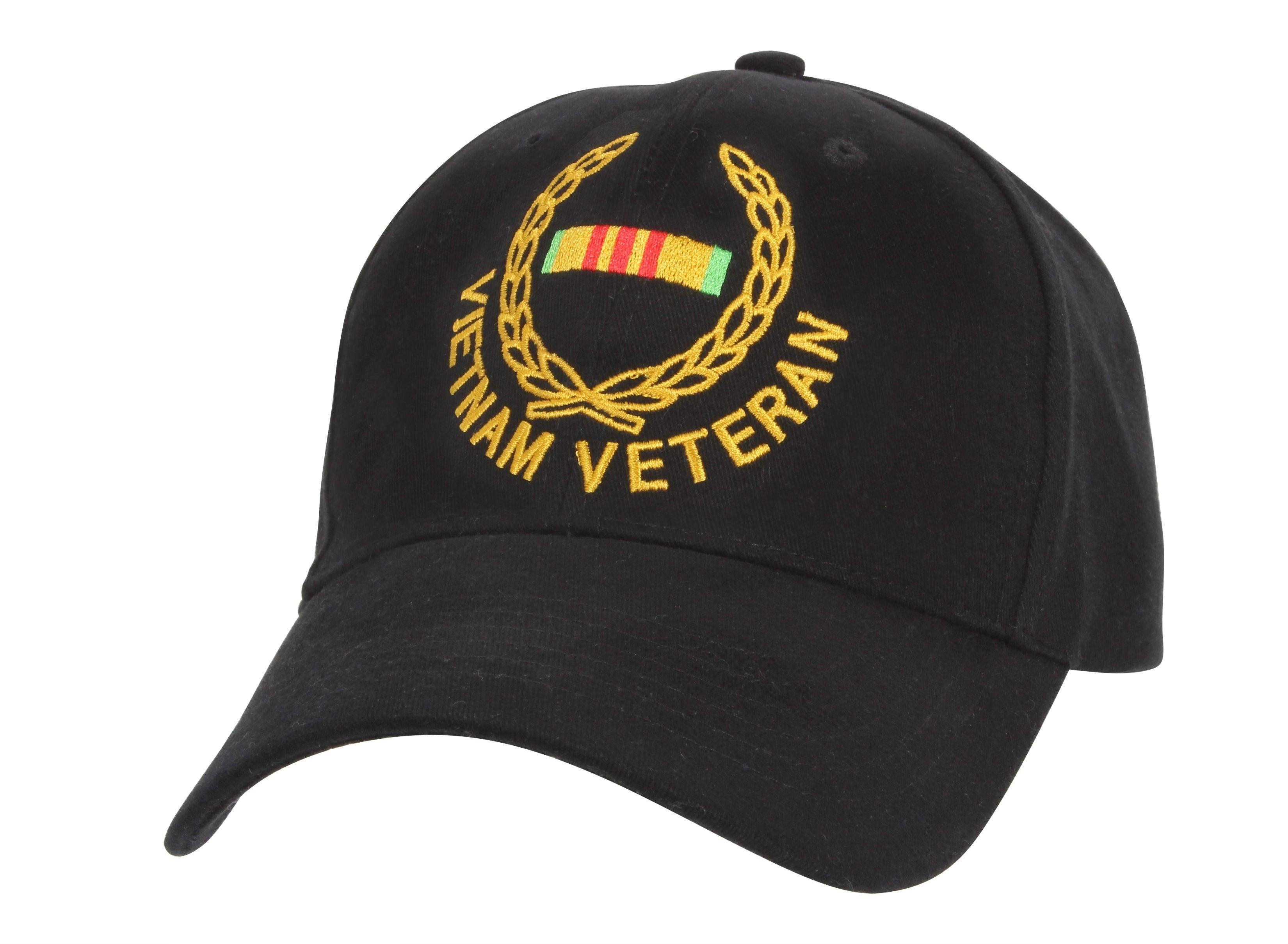 Rothco Vietnam Veteran Supreme Low Profile Insignia Cap - Military Style Hat for Veterans, Patriotic Outdoor Wear & Casual Everyday Use