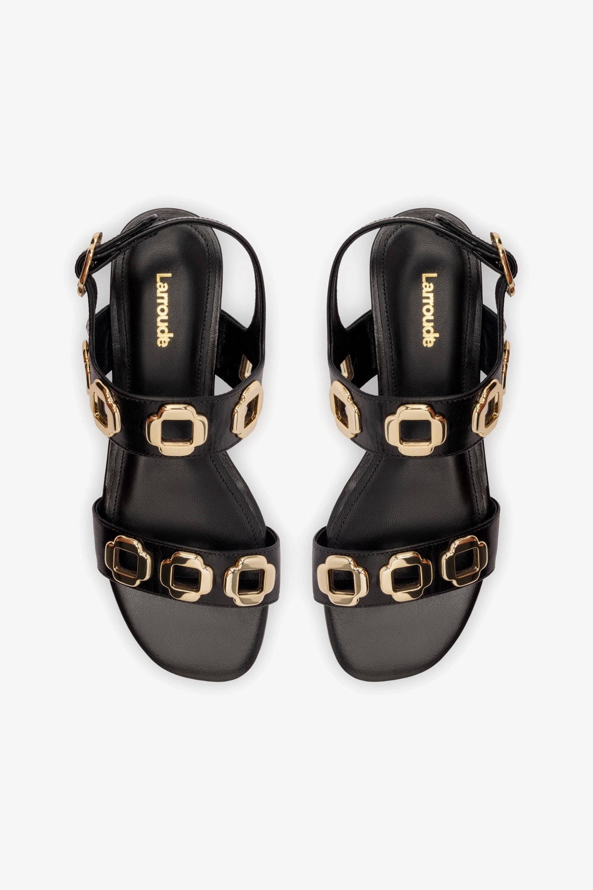 Milan Flat Sandal Women's Black Leather Comfortable Slip-On Sandals for Summer Walking, Beach Vacation & Casual Outfits