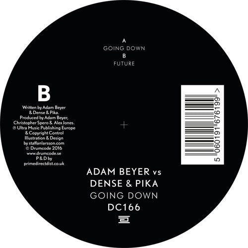 Adam Beyer vs Dense & Pika - Going Down (Drumcode DC166) | Techno & Electronic Dance Music Vinyl Record - Perfect for DJ Sets, Club Nights & Music Collectors