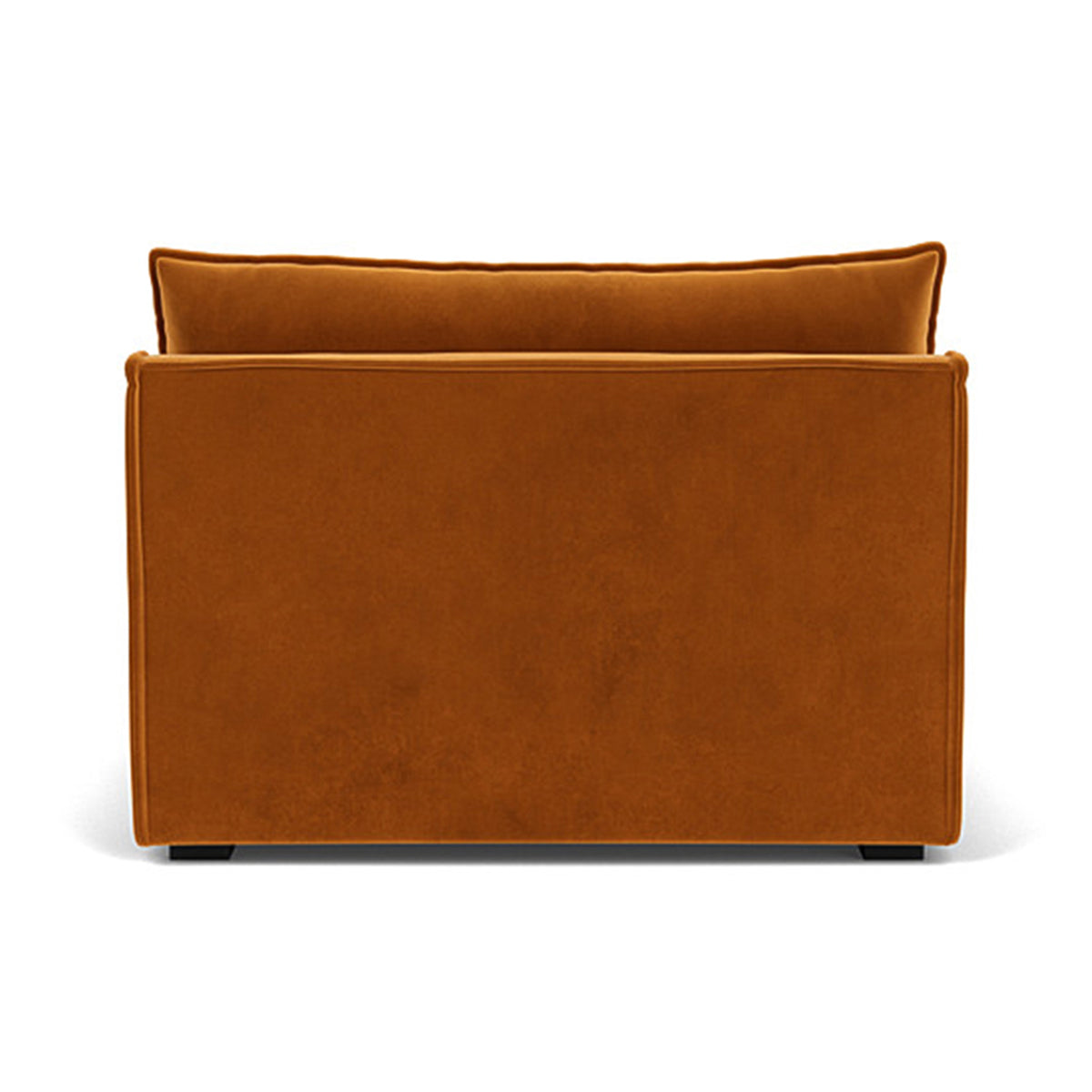Daphne Velvet 1 Seater Modular Sofa (Armless) - Modern Living Room Furniture for Small Spaces & Apartments